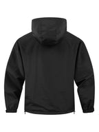 Men'S Spring Autumn Outdoor Casual Hooded Jacket - Black