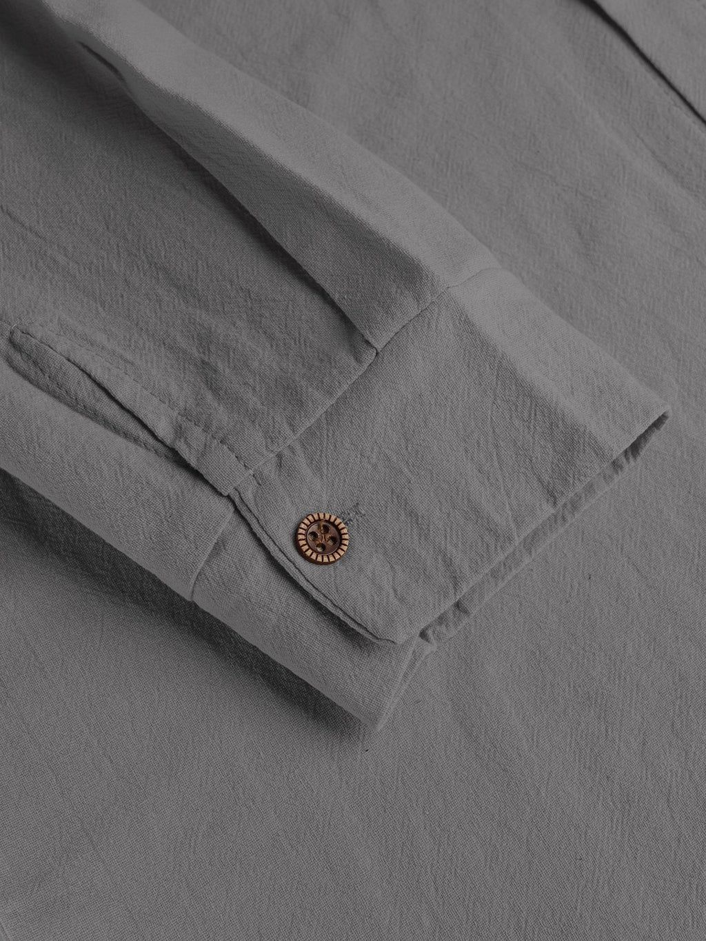 2pcs Men's Linen Fabric Henley Collar Long Sleeve Shirt, Simple Vintage Style, Loose Fit for Spring and Autumn, Multiple Color Options, Suitable for Outdoor Outings, Urban Commuting, and Home Wear, Versatile for Daily Casual and Holiday Occasions - Gray+Blue