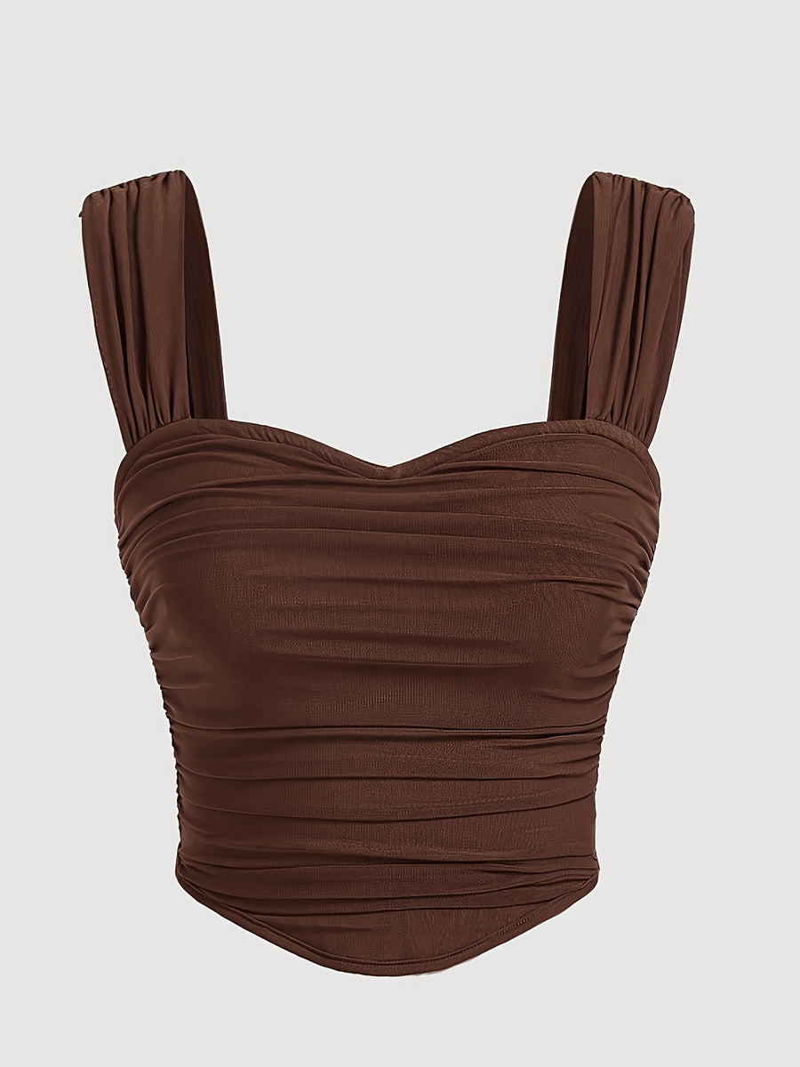 New Year | Slim Fit & Sexy | Trendy & Fashionable | for Home & Outings | New Women's Tank Top - Chocolate