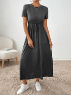 Women's Fashion Dress - Dark Gray