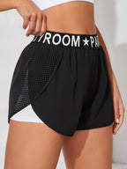 Women's Casual Yoga Sports Shorts - Black