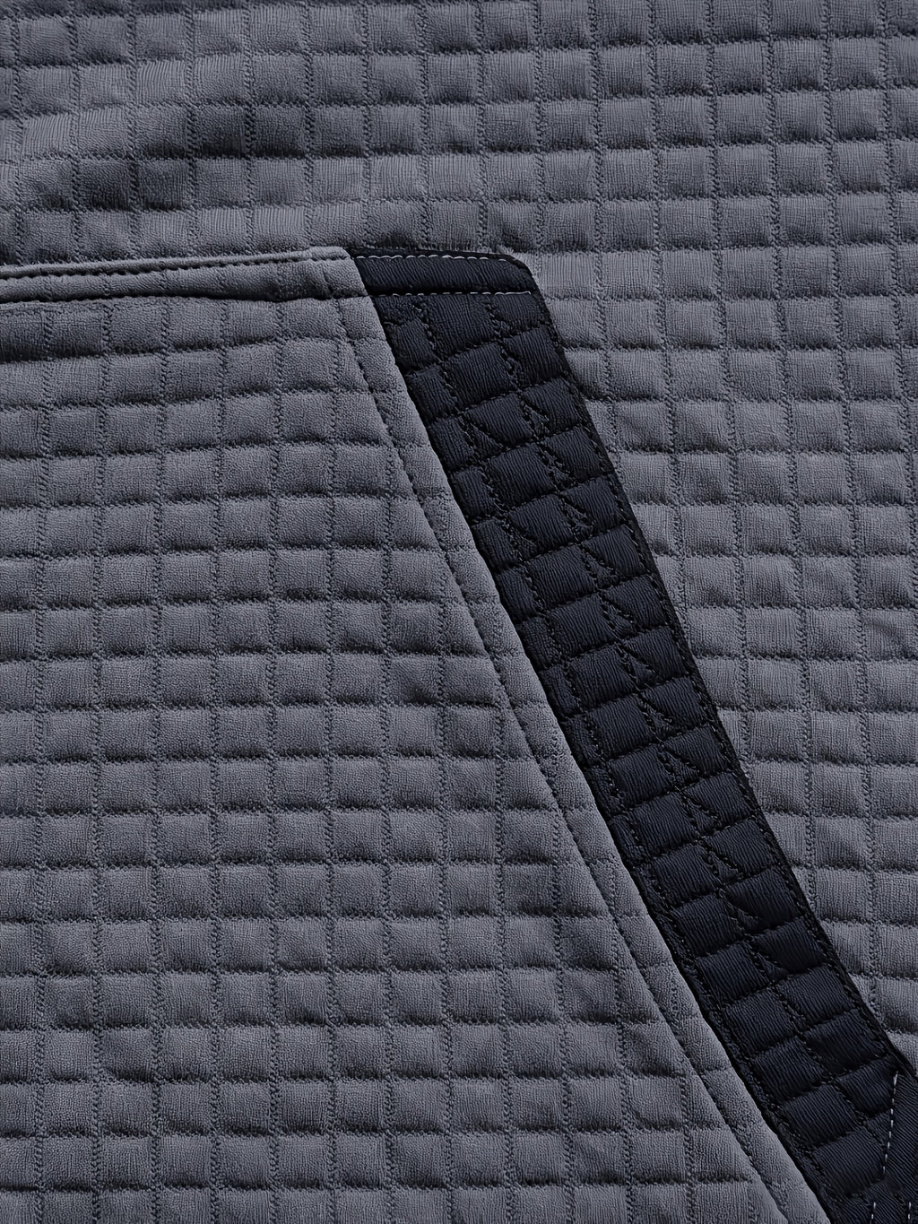 Autumn/Winter Men's Thickened Jacquard Long-Sleeve Open Cardigan Jacket, Hooded Fashionable Checkered Jacquard Textured Fabric, Comfortable Outerwear Suitable for Daily Outings, Outdoor Sports, Travel, and Vacations. Lightweight and Comfortable - Grey