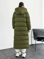 Fashionable and Elegant Thick Coat - Green