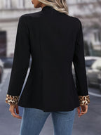 Women's Stand Collar Jacket - Black