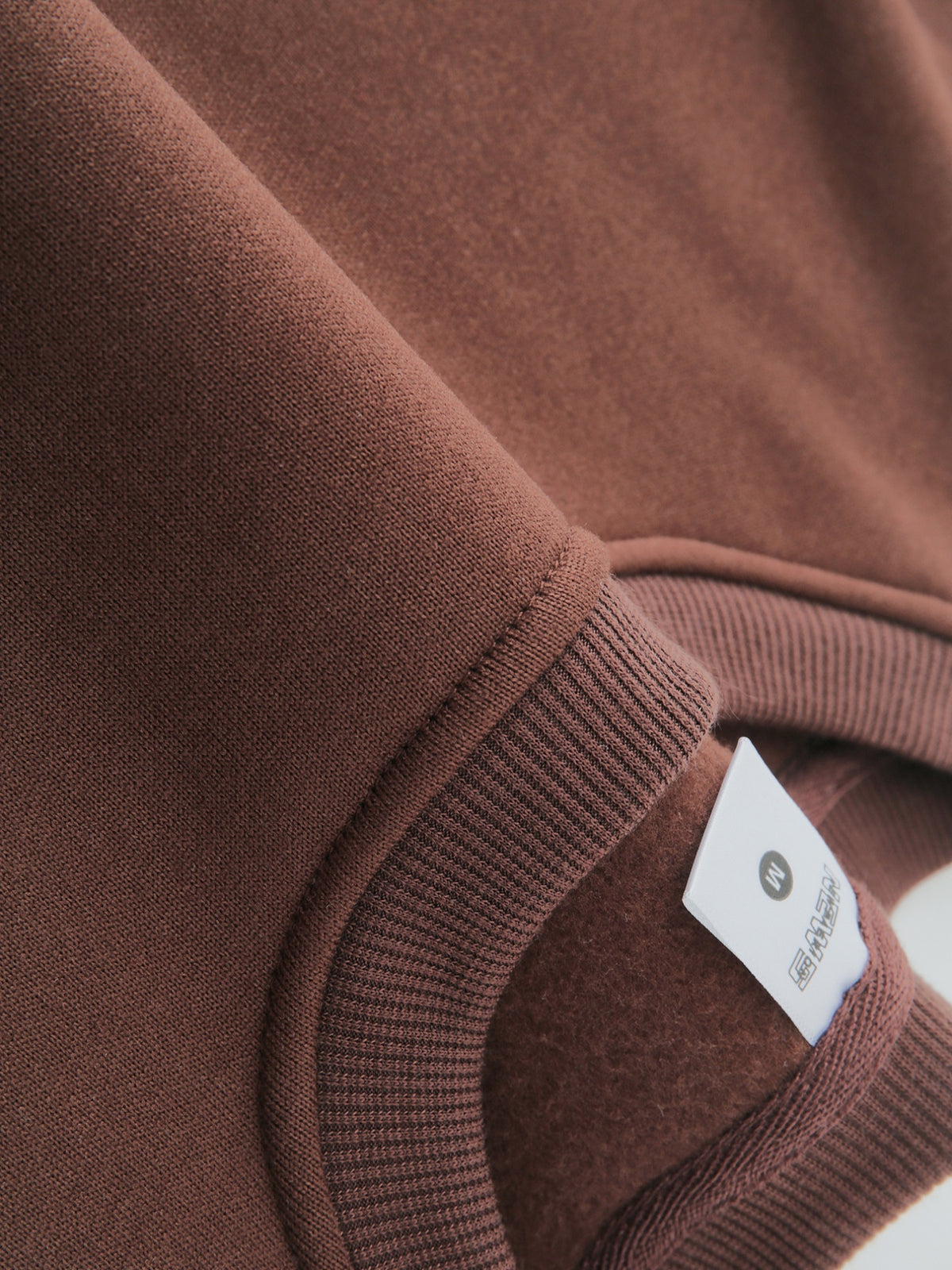 Surf SURF LOCOS Print, Men's Casual Trendy -Lined Long Sleeve Crewneck Sweatshirt, Fashion Print Sweatshirt - Coffee Color