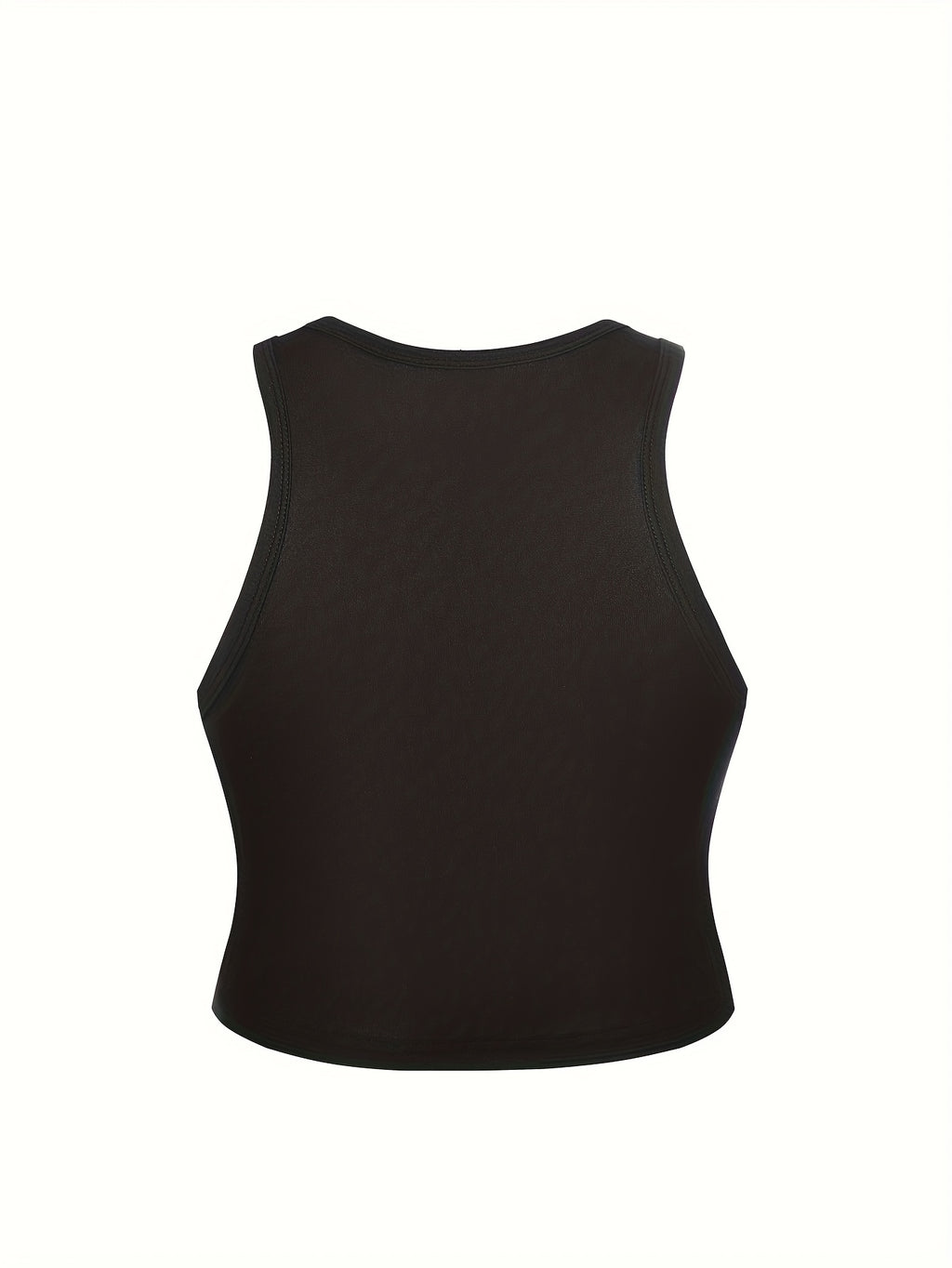 Women's Y2K Elegant Fashion Autumn/Summer Round Neck Tank Top, Cherry Print, Soft Fabric, Machine Washable Comfortable Knitwear, Trendy All-Season Street Style, Popular Loose-Fit Comfortable Multi-Color Option, Breathable Trendy Casual Top - Black 2