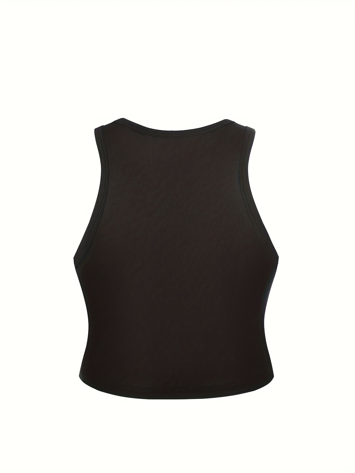 Women's Y2K Elegant Fashion Autumn/Summer Round Neck Tank Top, Cherry Print, Soft Fabric, Machine Washable Comfortable Knitwear, Trendy All-Season Street Style, Popular Loose-Fit Comfortable Multi-Color Option, Breathable Trendy Casual Top - Black 2