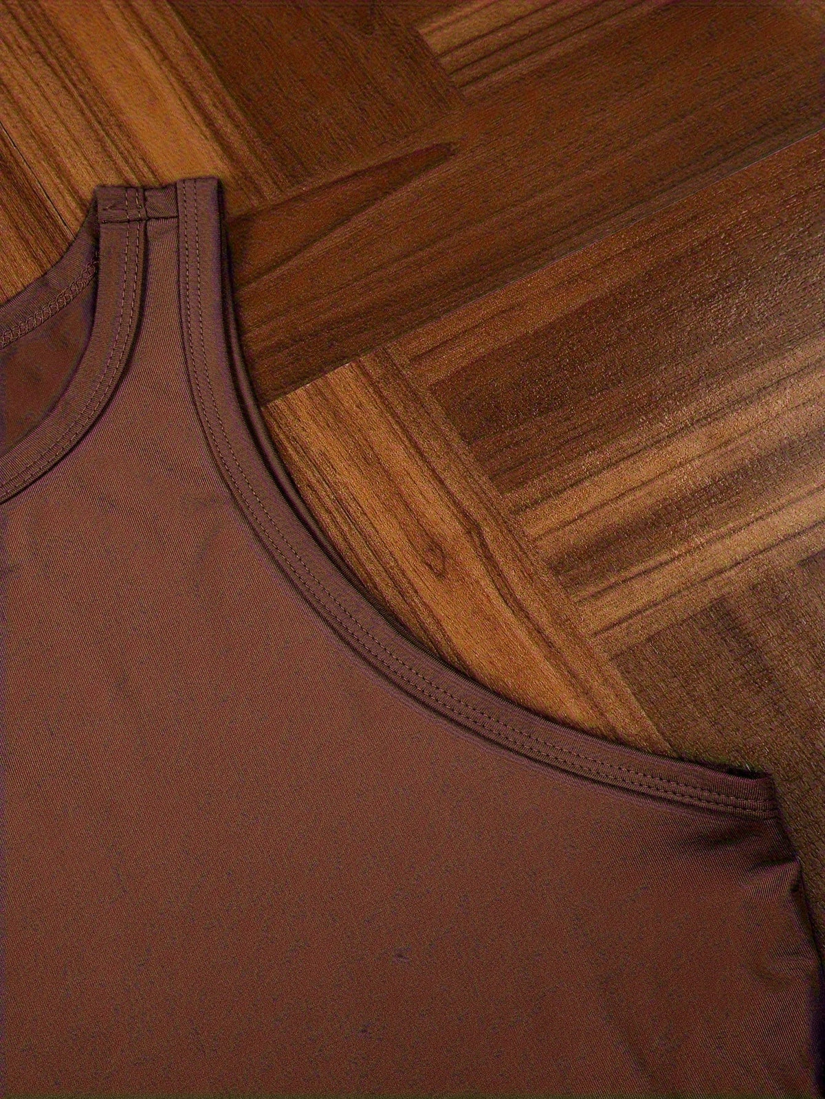 Women's Y2K Elegant Fashion Autumn/Summer Round Neck Tank Top, Cherry Print, Soft Fabric, Machine Washable Comfortable Knitwear, Trendy Four-Season Sexy Street Style, Popular Loose-Fit Comfortable Multi-Color Breathable Trendy Casual Top - Coffee Brown