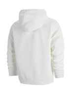 Men's Solid Color Waffle Knit Half-Zip - Lightweight Breathable Half-Zip Hoodie, Long Sleeve Casual Pullover Suitable for Streetwear, Travel, Spring & Autumn Layering, Waffle Texture - White