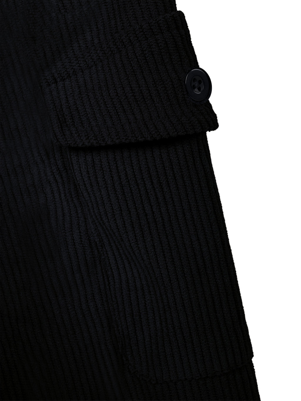 Christmas ! 1pc Men'S Corduroy Hooded Sweatshirt, Multi-Pocket Design, Retro Casual Style, Loose Fit, Ideal for Autumn/Winter Daily Outdoor Activities - Black