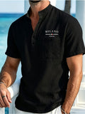 Men'S Casual Thin Lightweight Quick-Dry - Casual Multifunctional, Ideal Gift for Men, Regular Cut, Suitable for Outdoor Sports And Daily Wear, Can Be Given As a Holiday Gift - Black