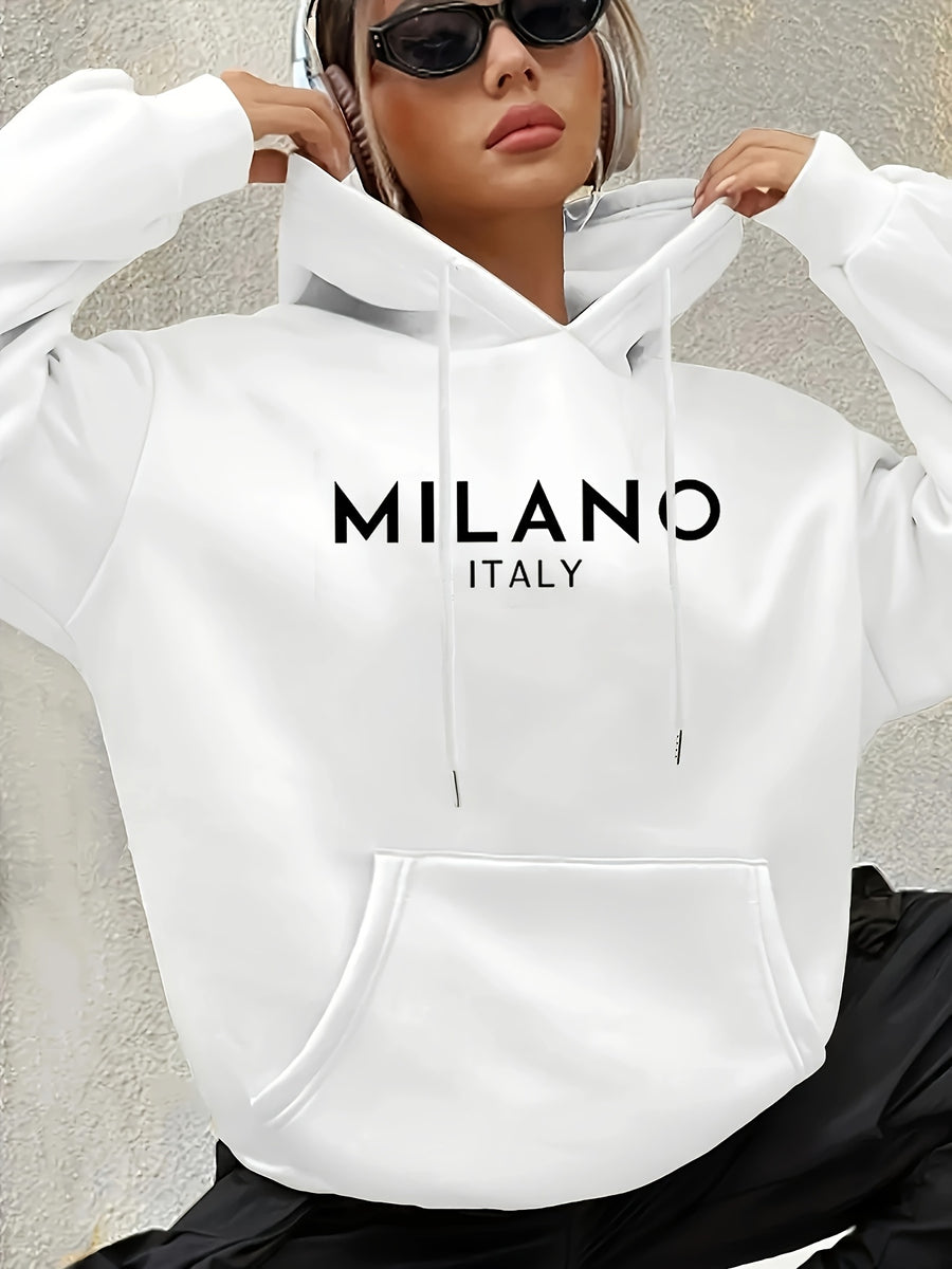 Women'S Fashion Hoodie - White