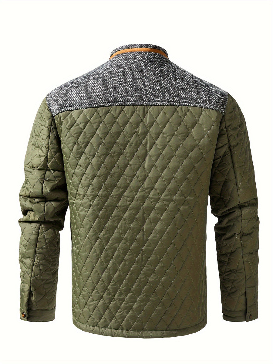 Men'S Winter Warmth Casual Jacket - fern green