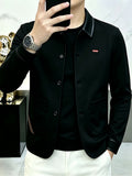 Men'S Light Luxury Jacket Coat, Men'S Spring Autumn Jacket, Spring And Autumn Coat, Fashion Outerwear Winter Clothes for Men - 10309 Hui - 2253