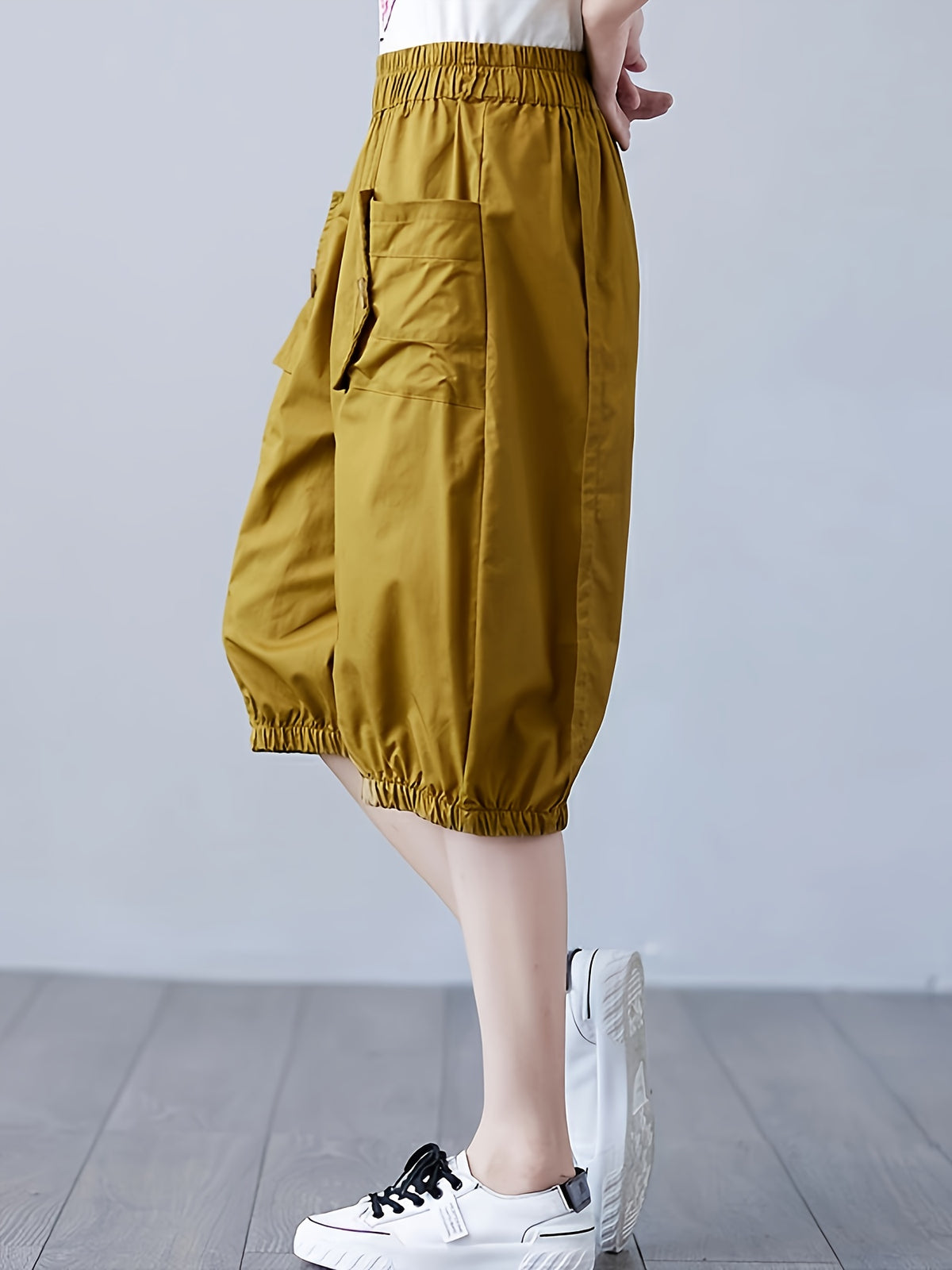 Women'S Loose-Fitting Harem Pants That Are Lightweight, Versatile, And Flattering, Perfect for a Stylish Look - Yellow