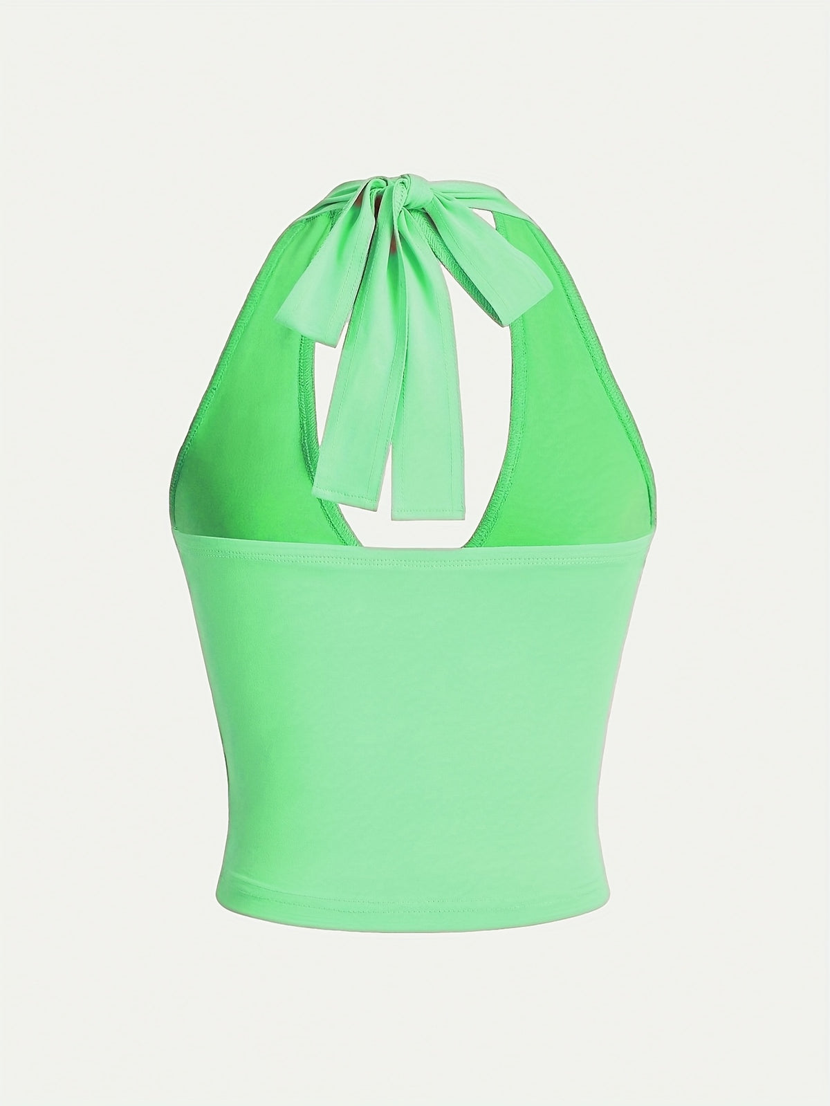 Halter Neck Sexy Camisole Strapless Vest Women'S Outdoor Fitness - Light Green