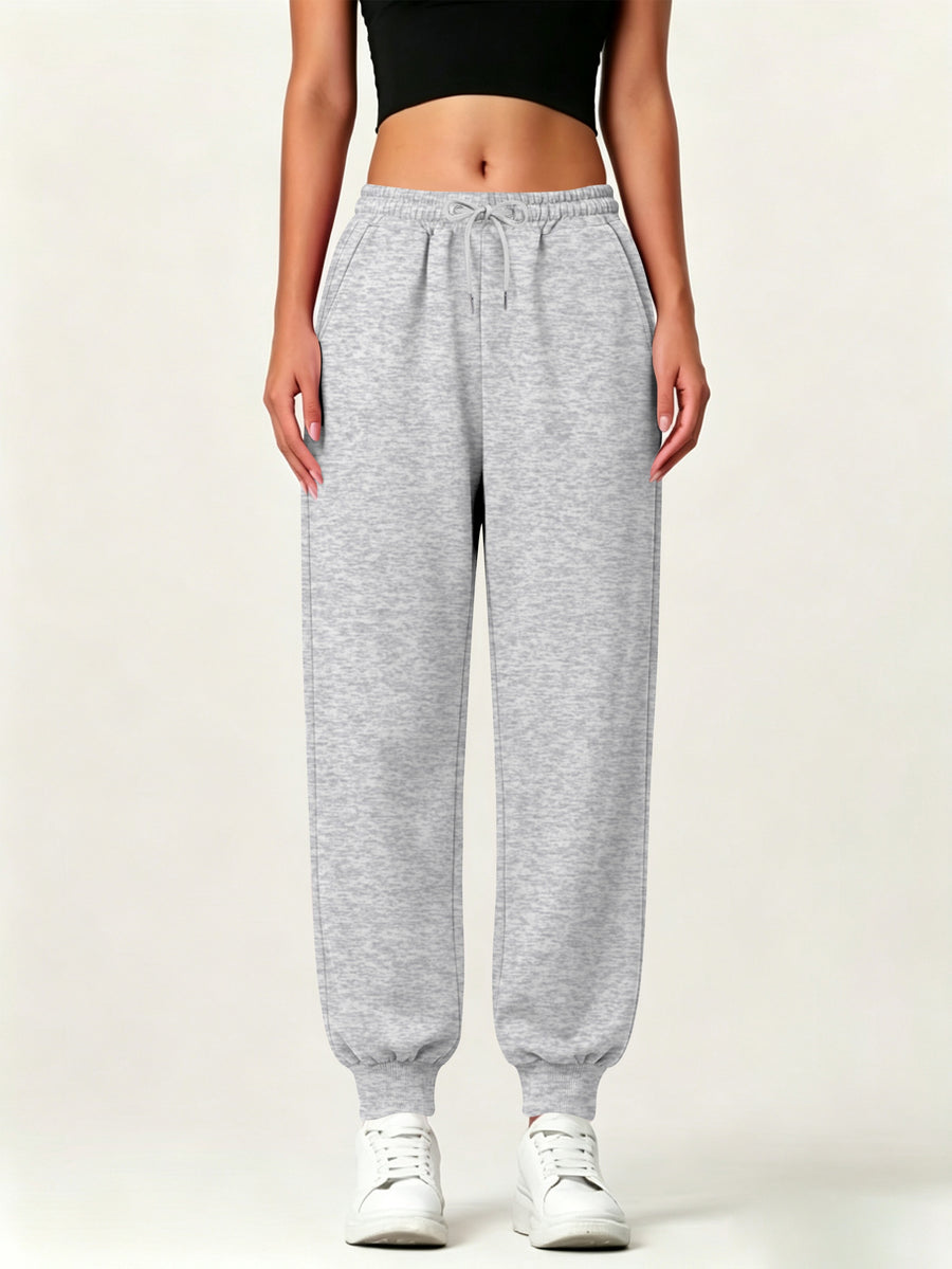 Autumn-Winter Women'S Casual Pants with Pockets - Grey