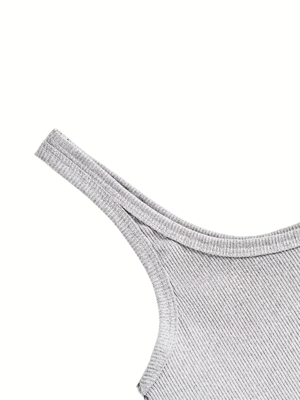 Women's suits: diagonal pocket drawstring shorts, spring and summer shorts, Women's clothing, letter print short vests, sleeveless casual tops - Grey