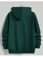 BROOKLYN NEW‑YORK Unisex Versatile Hoodie, Casual and Comfortable Long-Sleeve Pullover, Suitable for Spring, Autumn, and Winter - Dark Green