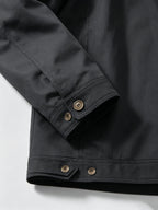 Men'S Jacket Unisex Fashion Street Jacket, Styling: This Jacket Is Suitable for Spring, Autumn, And Winter, Multi-Pocket Casual Jacket. Simply Pair with Faux Denim And Basic T-Shirt for Casual Look - Black
