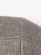 Men's Solid Color V-Neck Sweater - Warm Winter Knit Pullover with V-Neck Collar, Basic Long Sleeve Knitwear Suitable for Fall and Winter, Casual Office Wear, Hand Washable Regular Fit Sweater for Layering - Dark Red