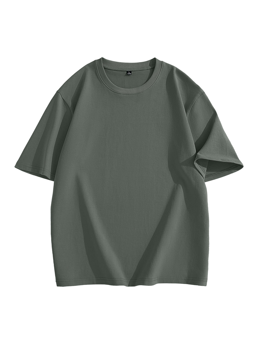 JEEP Men'S 100% Short Sleeve T-Shirt, Casual Fashion Comfort Sports Tee for Summer - Gray Green