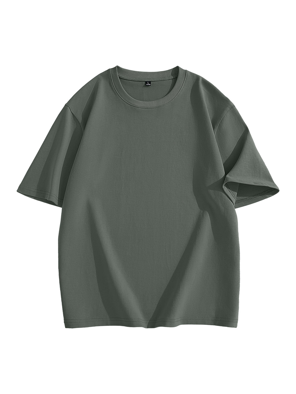 JEEP Men'S 100% Short Sleeve T-Shirt, Casual Fashion Comfort Sports Tee for Summer - Gray Green