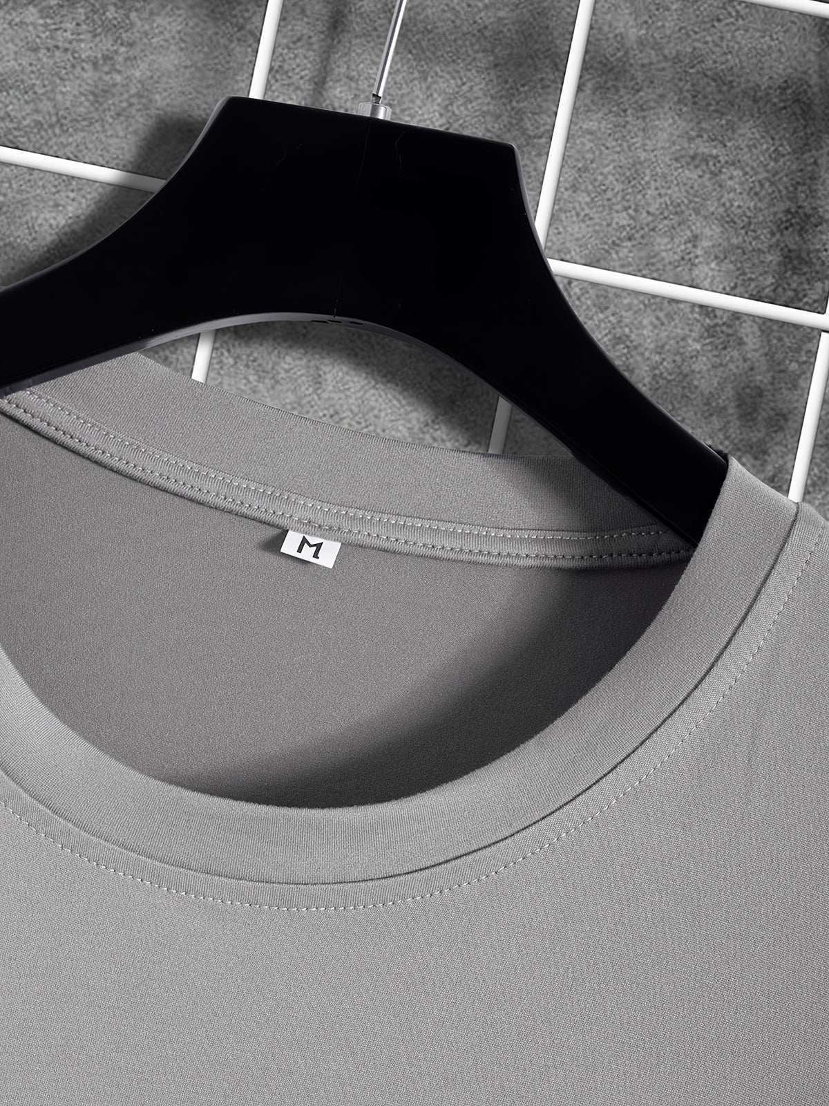 Men'S Casual Short-Sleeve T-Shirt with a Round Neck And Letter Print, Perfect for Summer Leisure And Sports - Grey
