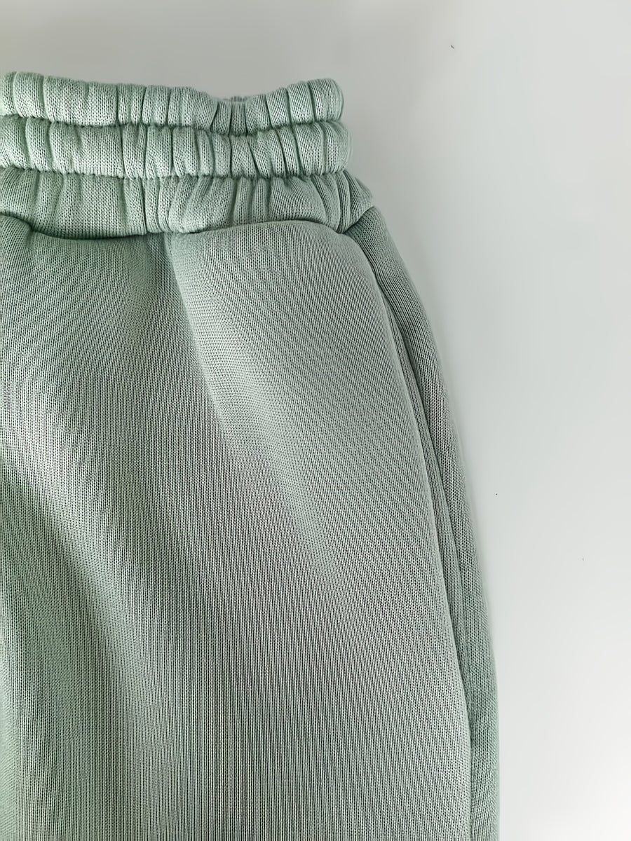Women's Sportswear and Casual Set - Pea Green Color