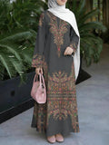 New Muslim Women'S Clothing Arrives, Women'S Dress, Classic Loose Fit, Middle Eastern Traditional Robe, Elegant Muslim Long Dress, Long Abaya, Restoring The Essence of Middle Eastern Traditional Robes, Suitable for Prayer, Commuting, And Parties - Mixed colors