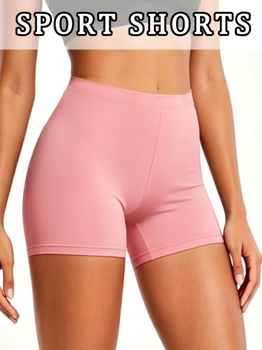 Butter-Soft Women'S High-Waist Biker Shorts - Perfect for, & Everyday Workouts - Pink