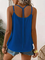 8292 Back Strap Camisole Top - Blue