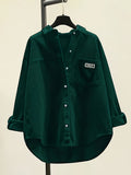 Targeted Women's Fashion Casual Shirt - Green