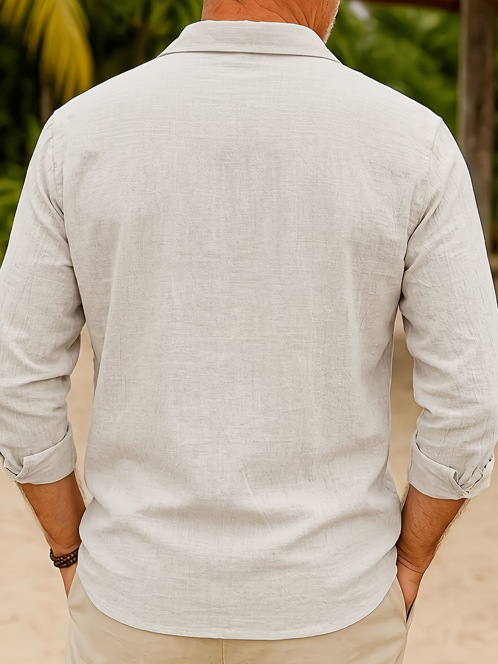 Men's Casual Shirt - Khaki