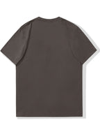 Men'S Original Parts Vintage Pattern Summer Casual Round Neck Short Sleeve T-Shirt - Dark Gray