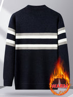 Minimalist Urban Fleece Round Neck Sweater Warm City Casual, Knit - Shangqing