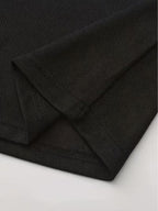 Men'S Versatile Fashion T-Shirt, Unisex Comfortable Short Sleeve Tee, Mesh Breathable Short Sleeve - Black