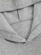 Women'S Warm Fleece Sweatshirt for Spring, Autumn, And Winter Featuring a Cute Panda Theme Print. This Autumn And Winter Commuting Piece Combines Soft And Adorable Elements Suitable for a Light Casual Office Style, Merging Warmth with a Loose Fit - Light Grey