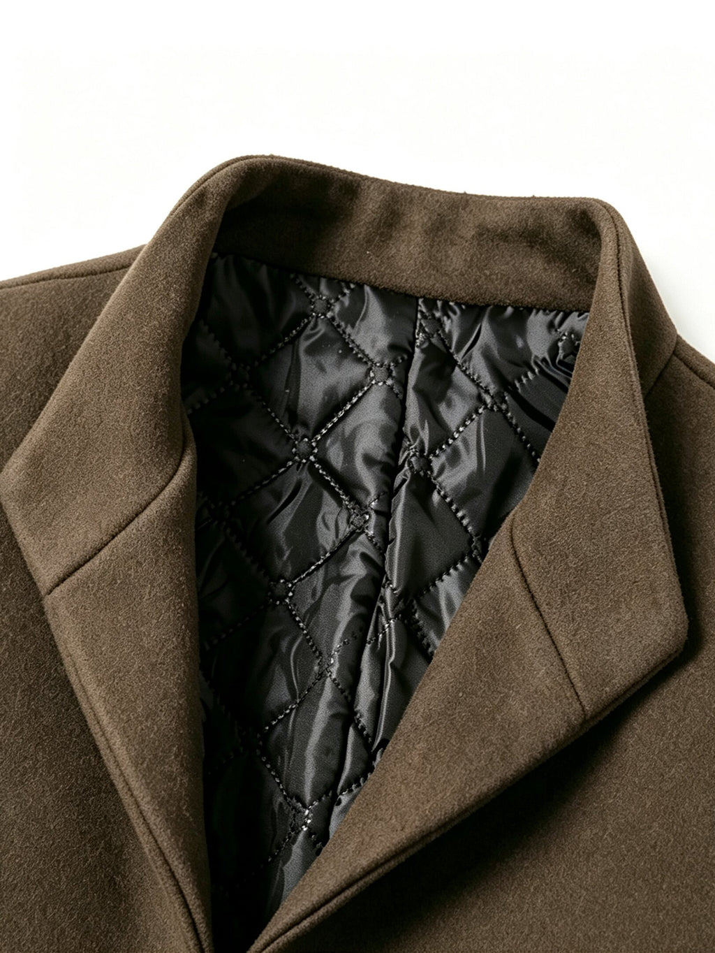Autumn Winter Thick Warm Windproof Solid Color Stand Collar Coat, Classic Easy Retro Casual All-Match British Old Money Style Elegant Gentleman Jacket - Camel
