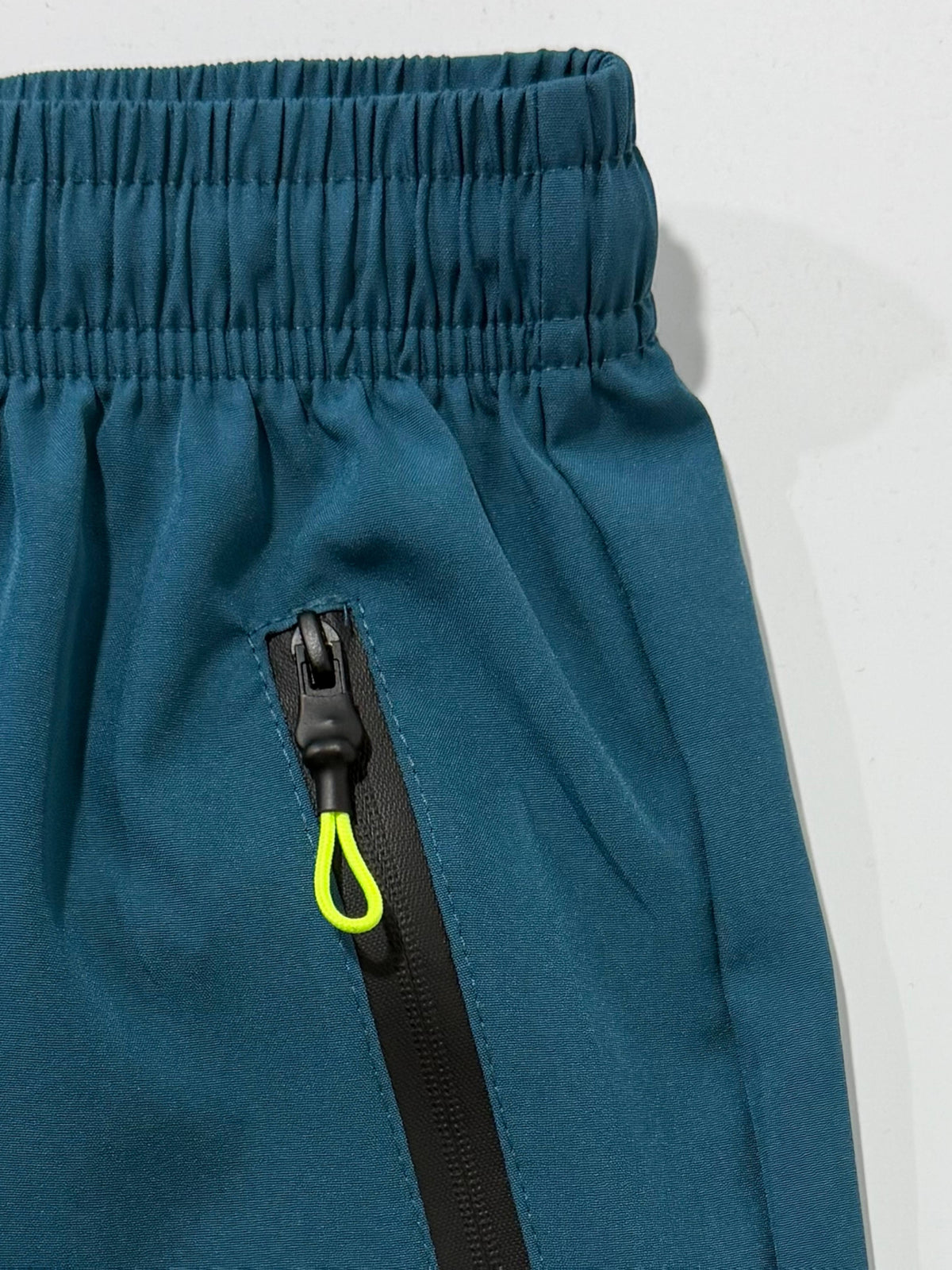 Women'S Summer New Lightning Print Yoga Shorts, Quick-Drying Breathable Fabric, Hot Pants Style, Casual Athletic Style, Elastic Waistband Design, with Waist Drawstring And Zipper Pocket, Women'S Casual Athletic Shorts, Suitable for All Seasons - Peacock Blue