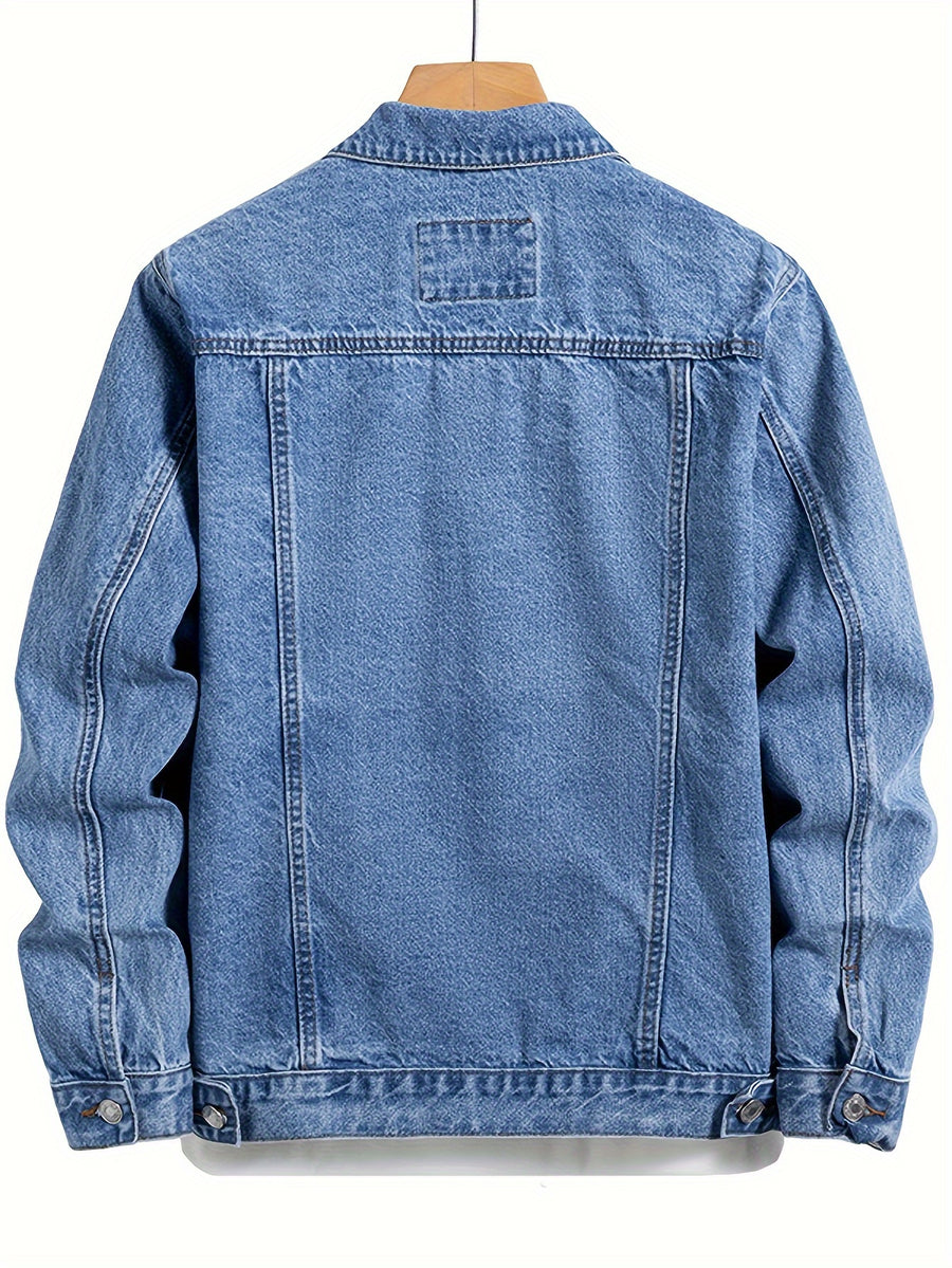 Men'S Denim Jacket - Blue