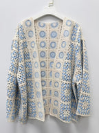 New Autumn Arrival: Early Fall Unique Crochet Embroidery Openwork Sweater, Loose Fit, Versatile, Stylish, And - Mixed colors