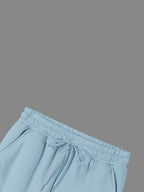 MOUNTAIN, Women'S Casual Sweatpants, Autumn Winter Trendy Fashion Printed Loose Breathable Versatile Fleece-Lined Thickened Warm Sweatpants - Sky Blue