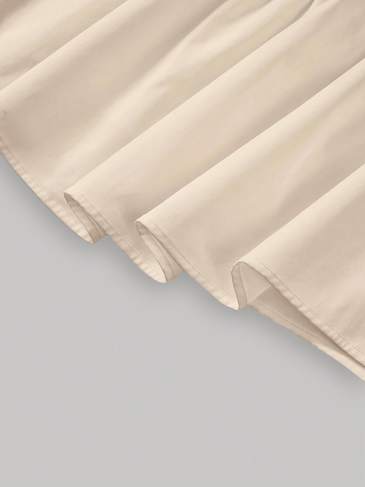 Women'S Solid High-Waist Half Skirt - Apricot