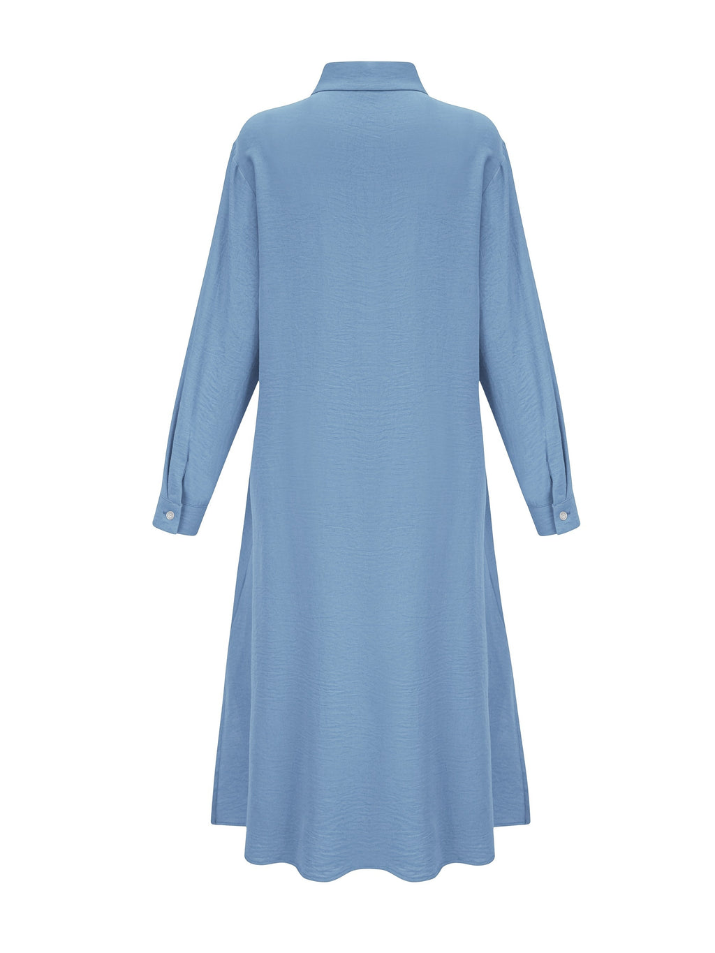 Fashion Women's Shirt Dress, Dress - Blue