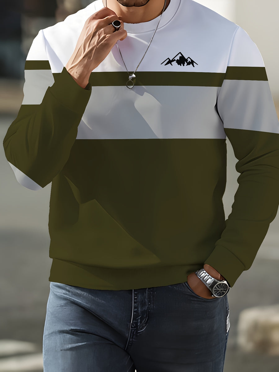 Round Neck Sweatshirt Trendy Brand Hot Style Men'S Long Sleeve 2026 Autumn Winter Men'S Round Neck Sweatshirt - Mixed Color 3