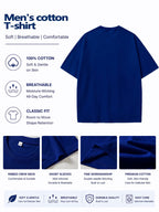 Warner Bros. Official Unisex Summer Loose-Fit Crew Neck Short-Sleeve T-Shirt, Suitable for Daily Commutes, Street Outings, City Trips, and Friend Gatherings. Features a Large Burgundy Suit-wearing Joker Sitting on Purple Graffiti Sneakers - Royal Blue