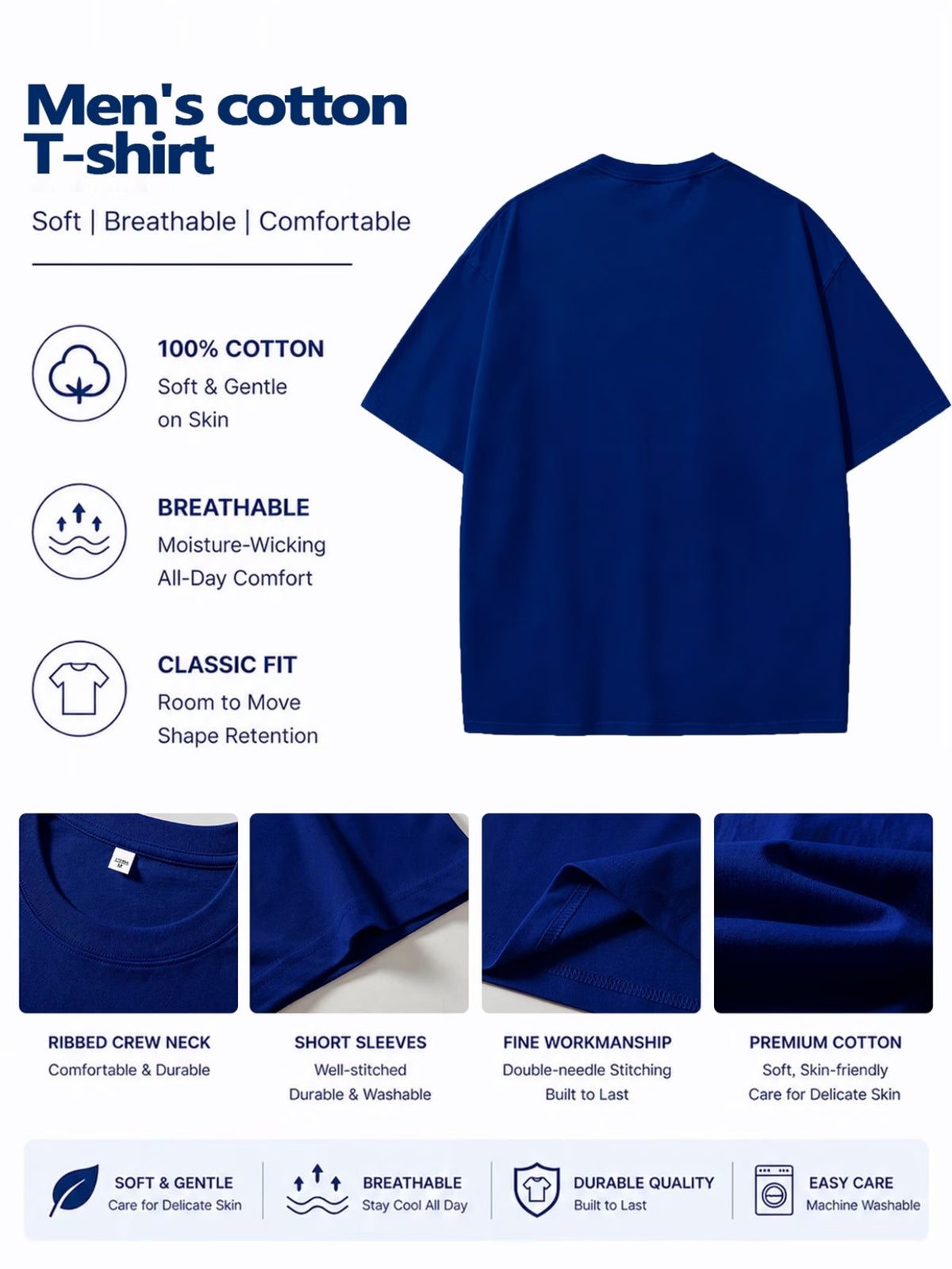 Warner Bros. Official Unisex Summer Loose-Fit Crew Neck Short-Sleeve T-Shirt, Suitable for Daily Commutes, Street Outings, City Trips, and Friend Gatherings. Features a Large Burgundy Suit-wearing Joker Sitting on Purple Graffiti Sneakers - Royal Blue