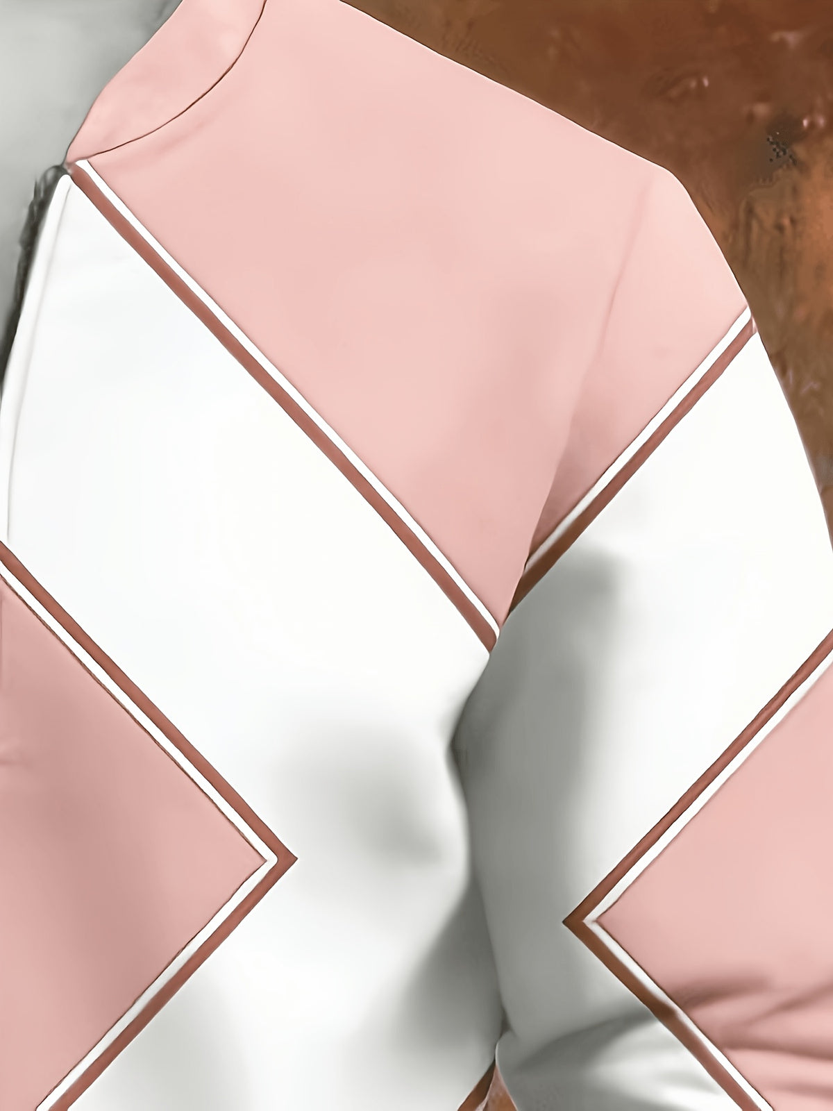 [Printed Design – Not Textured] Spring/Autumn Men's Stand Collar Half-Zip Polo Sweatshirt, Fashionable Printed Lightweight Sweatshirt for Daily Casual Versatile Wear - Multicolor 6