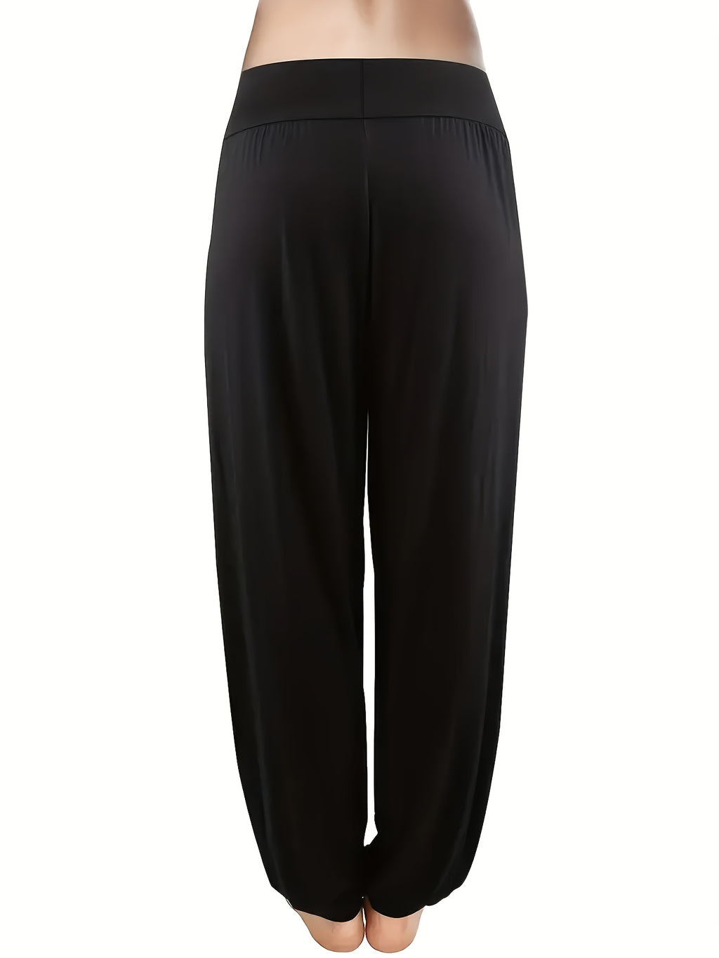 Popular Loose-Fit Casual Pants, Comfortable Women's Clothing - Black